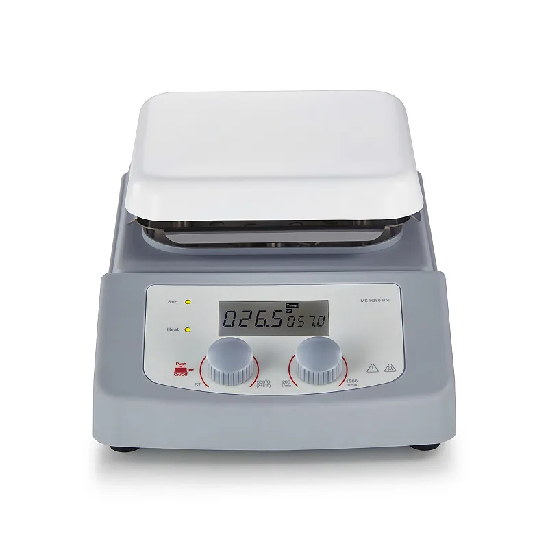 Магнитная плита мешалка MS H380 Pro ЖК дисплей Дисплей лабораторная магнитная с