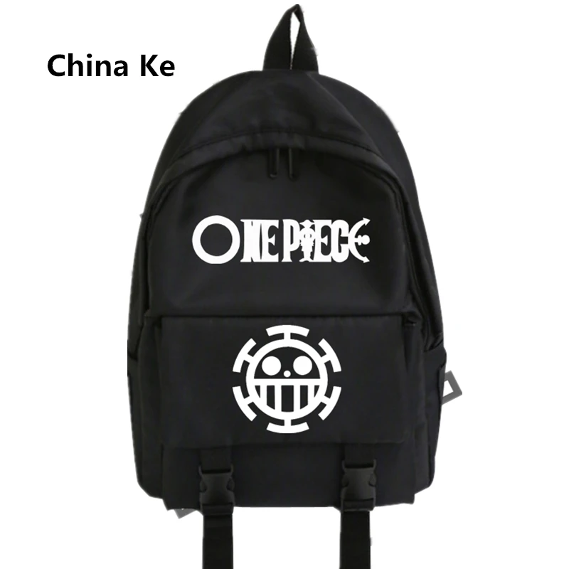 Рюкзак с принтом черепа Луффи и изображением аниме сумка мессенджер на молнии