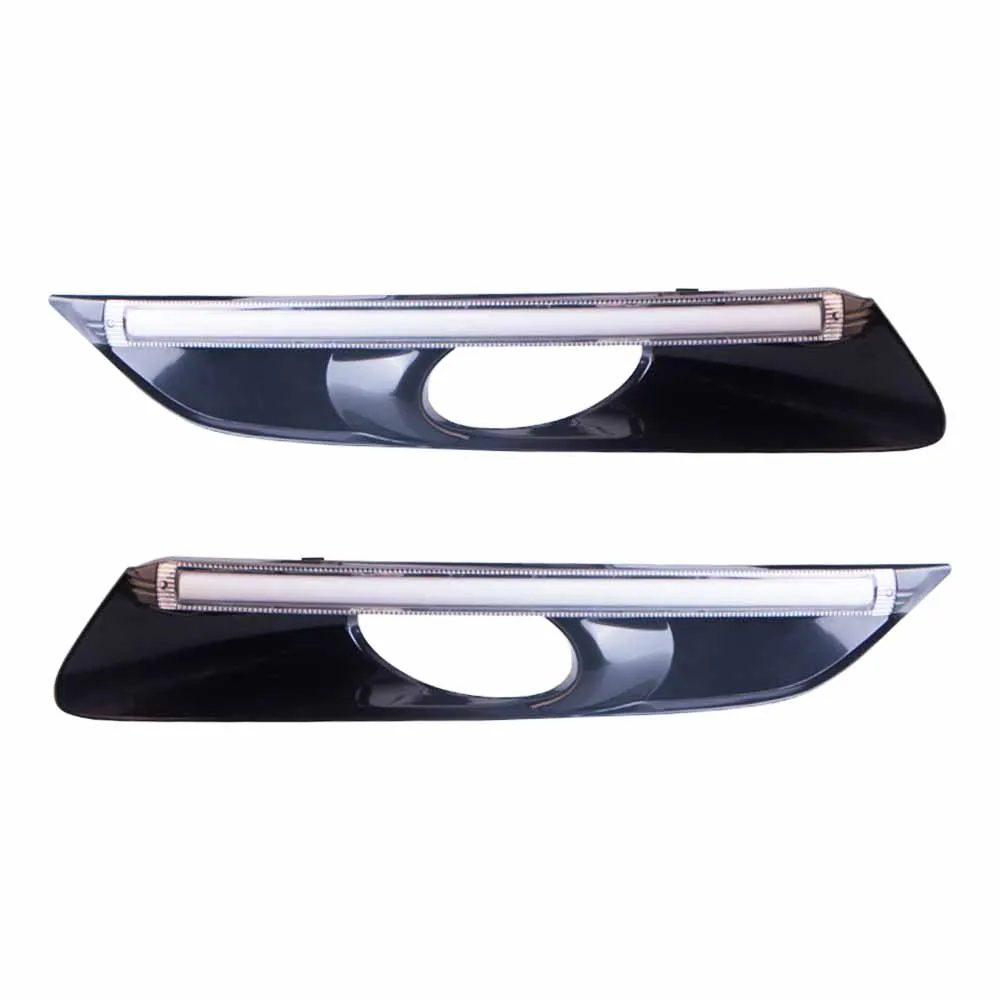 1 пара светодиодный Габаритные огни колпак противотуманных фар дневного света с