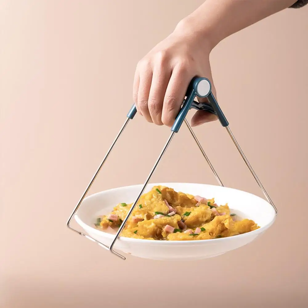 6 шт Нержавеющая сталь горячий шар клип горшок блюдо держатель силиконовый мини