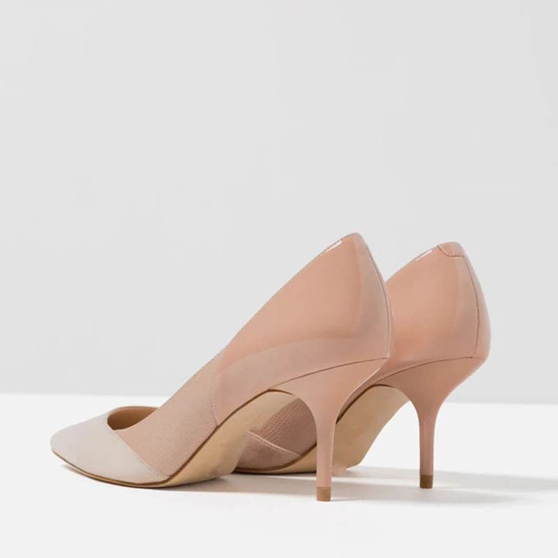 Туфли женские на высоком каблуке пикантные элегантные офисные туфли-лодочки