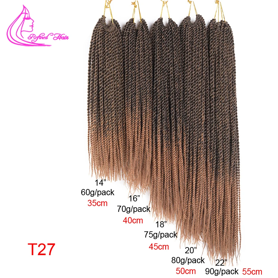 Утонченные волосы маленькие вязаные крючком косы диаметром 0 5 см Сенегальские