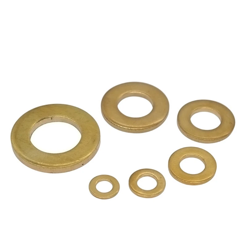 500Pcs/set M2 M2.5 M3 M4 M5 M6 M8 Meson Pad Sheet Metal Collar Brass Flat Plain Washer Gasket Kit | Наручные часы