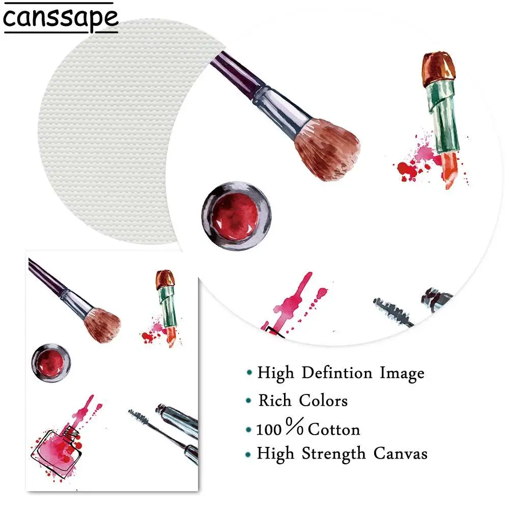 Плакат с губами ресницы холст живопись абстрактная стена художественный принт