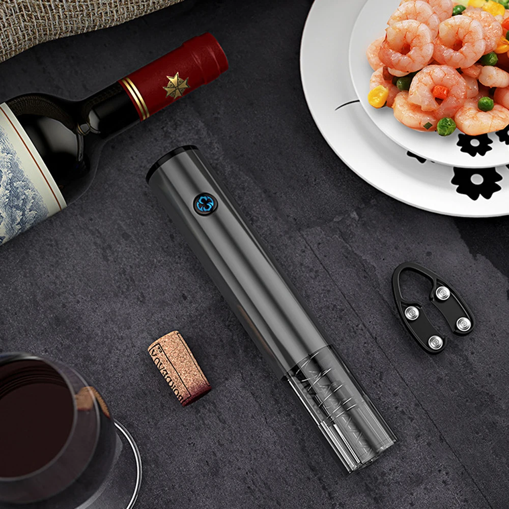 

Автоматическая открывалка для бутылок нового вина, 6 шт., В одно касание, с зарядной базой, с аккумулятором