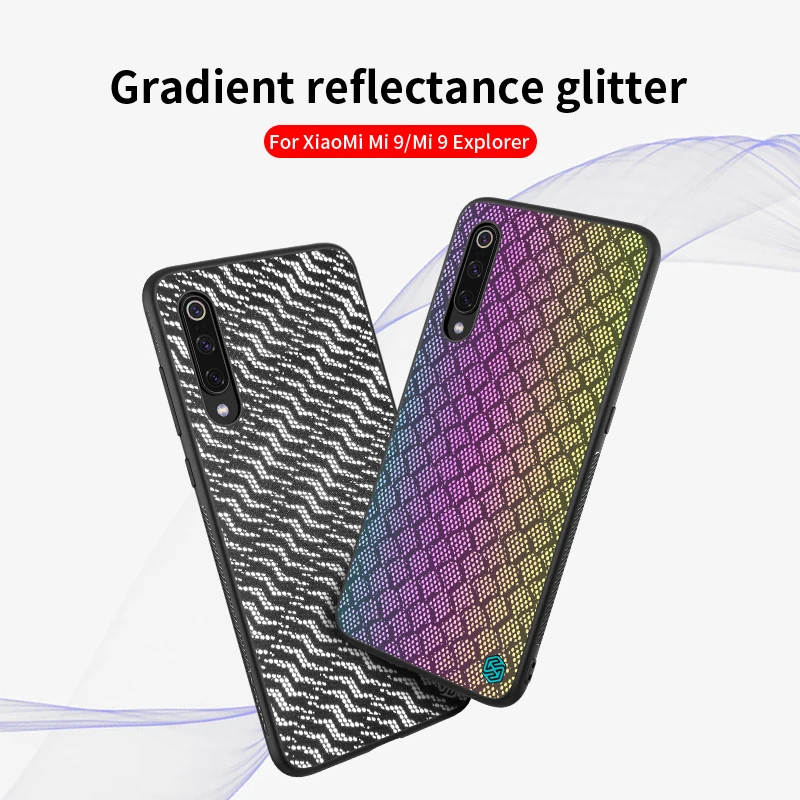 Чехол для Xiaomi Mi9 Mi 9 Explorer твердые Чехлы Nillkin из поликарбоната и мягкого ТПУ с