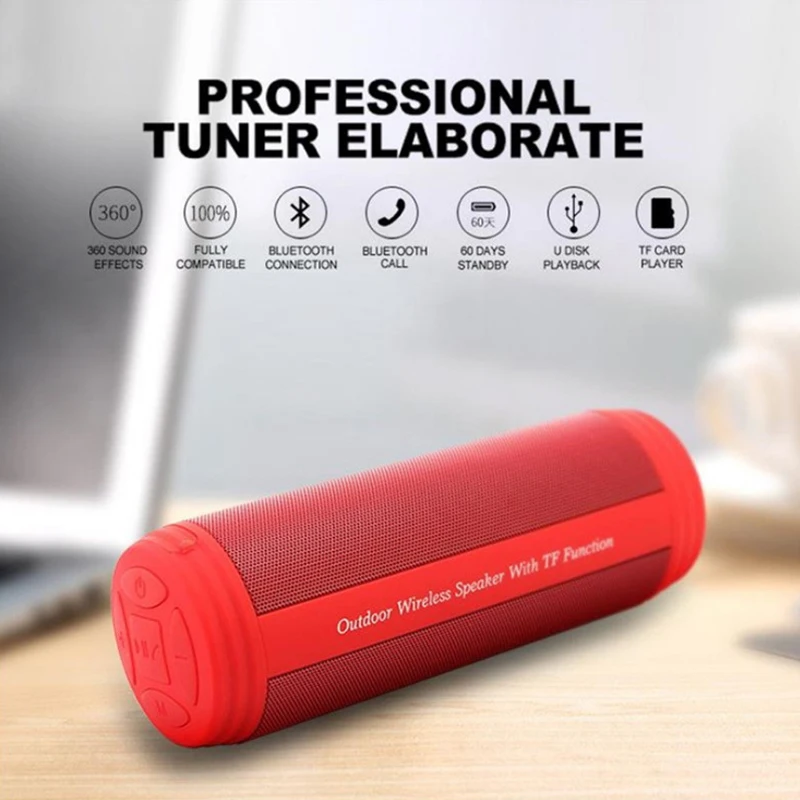 T3 Bluetooth колонка с басами портативная Водонепроницаемая беспроводная мини