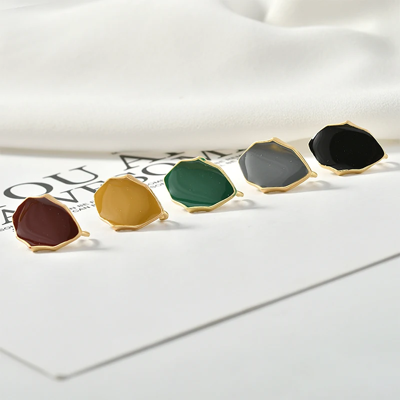 Серьги подвески из серебра 925 пробы с листьями|Ювелирная фурнитура и компоненты| |