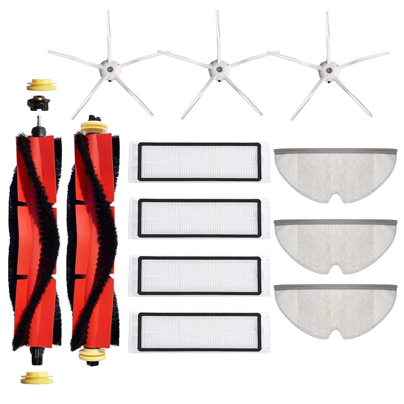 12 шт. робот фильтр для вакуумный очиститель воздуха Hepa фильтры основной щетки
