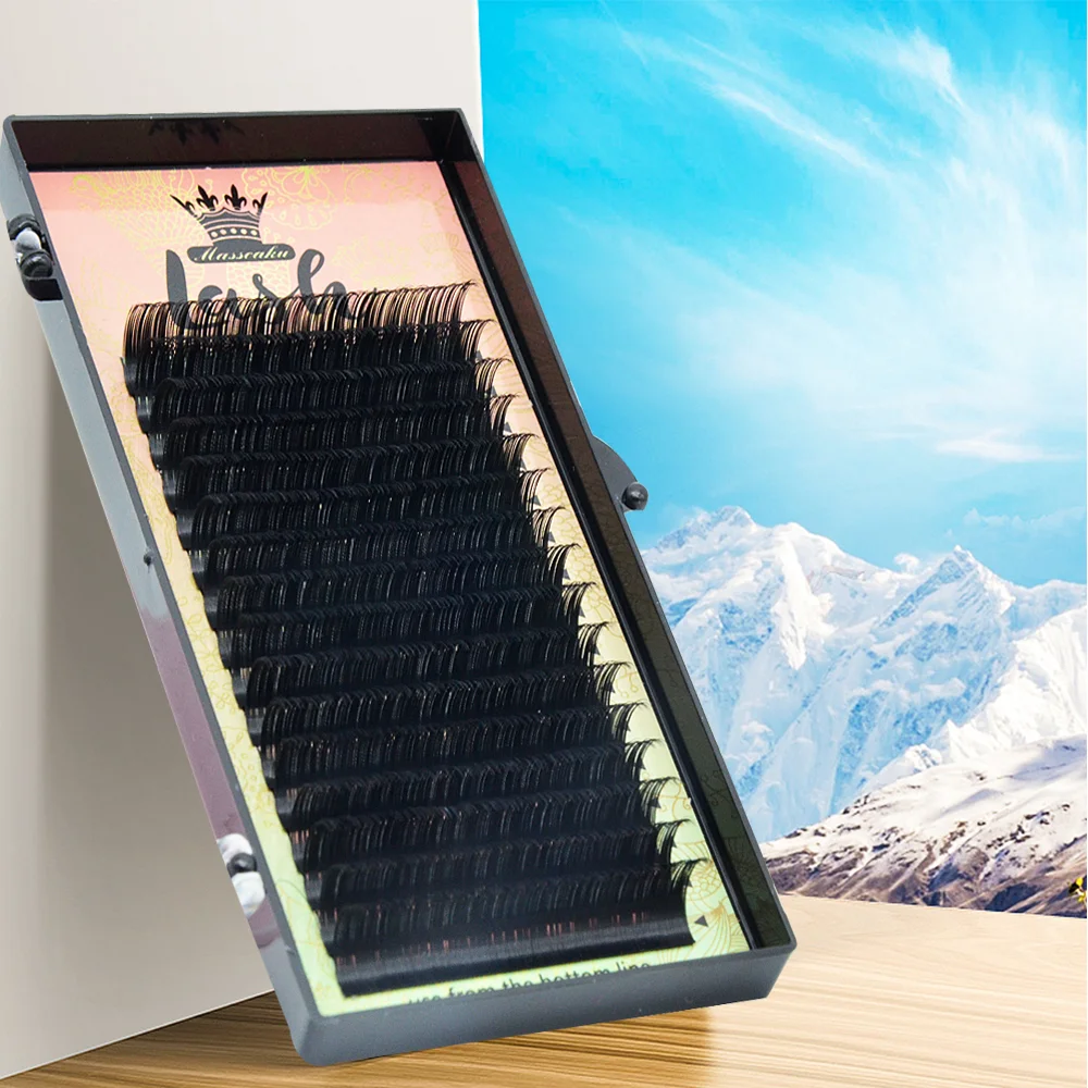 MASSCAKU высокого качества из искусственного ресницы серо-коричневого цвета