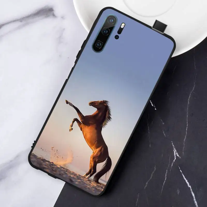 

running horse case for airpods Phone Case For Huawei honor Mate P 10 20 30 40 Pro 10i 9 10 20 8 x Lite
