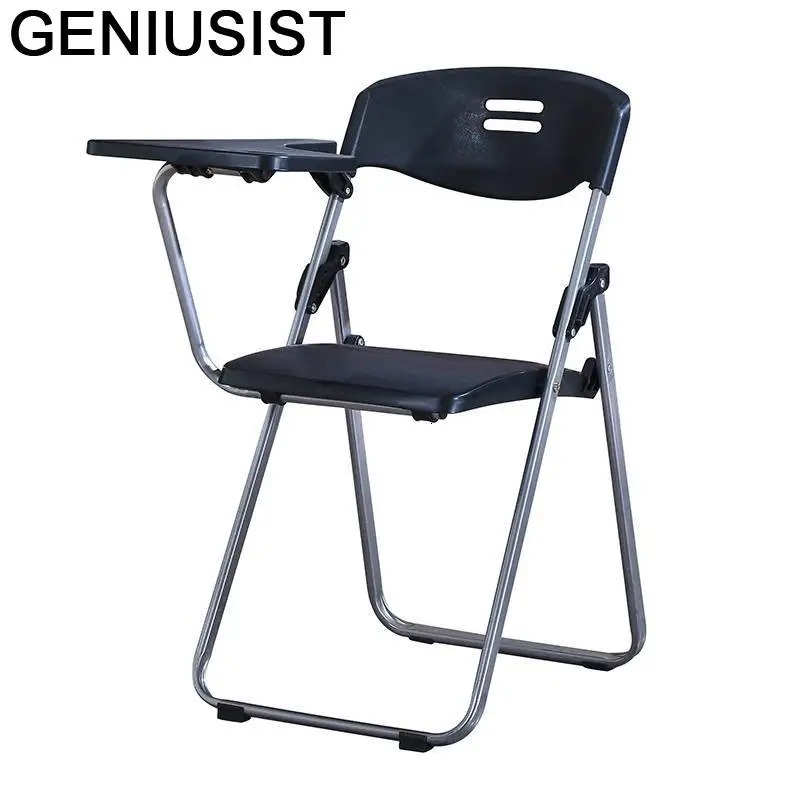 

Staf Cadeira Com Escrita Bureau Meuble Etudiante Modern Conference Foldable Office Silla De Oficina Folding Chair With Board