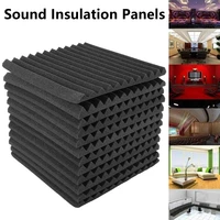 ktv treatment room wall foam soundproof sponge pad with tapes 121pcs studio acoustic foam panels
