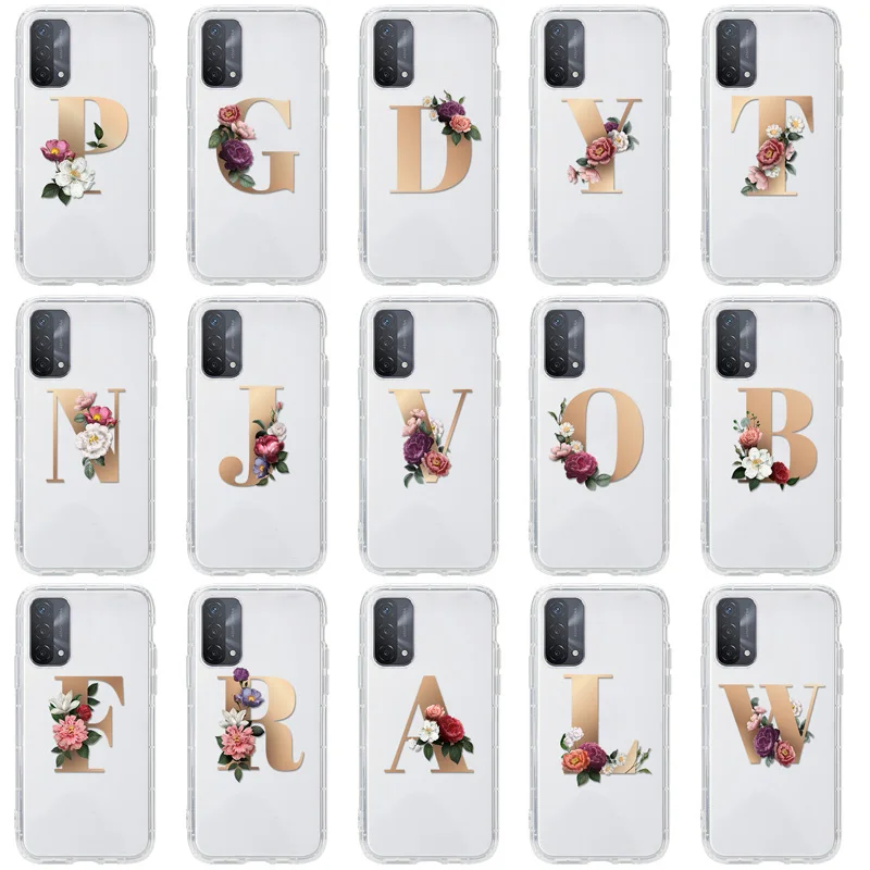 

Soft Case For OPPO A9 Cases Cute Coque On OPPO A9 A7 AX7 A8 A31 A11X A5 A11 F11 Pro 2020 Fundas Transparent Case English letters