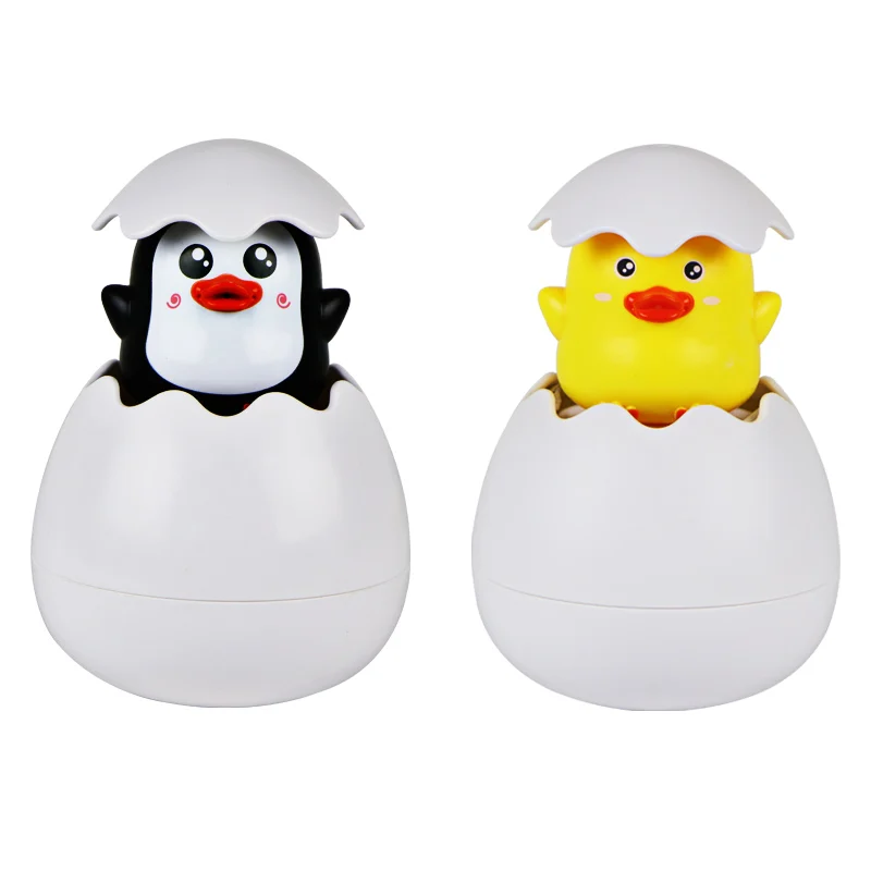 

Baby Bathing Toy Kids Cute Duck Penguin Egg Water Spray Sprinkler Bathroom Sprinkling Shower Swimming Water Toys For Kids Gift