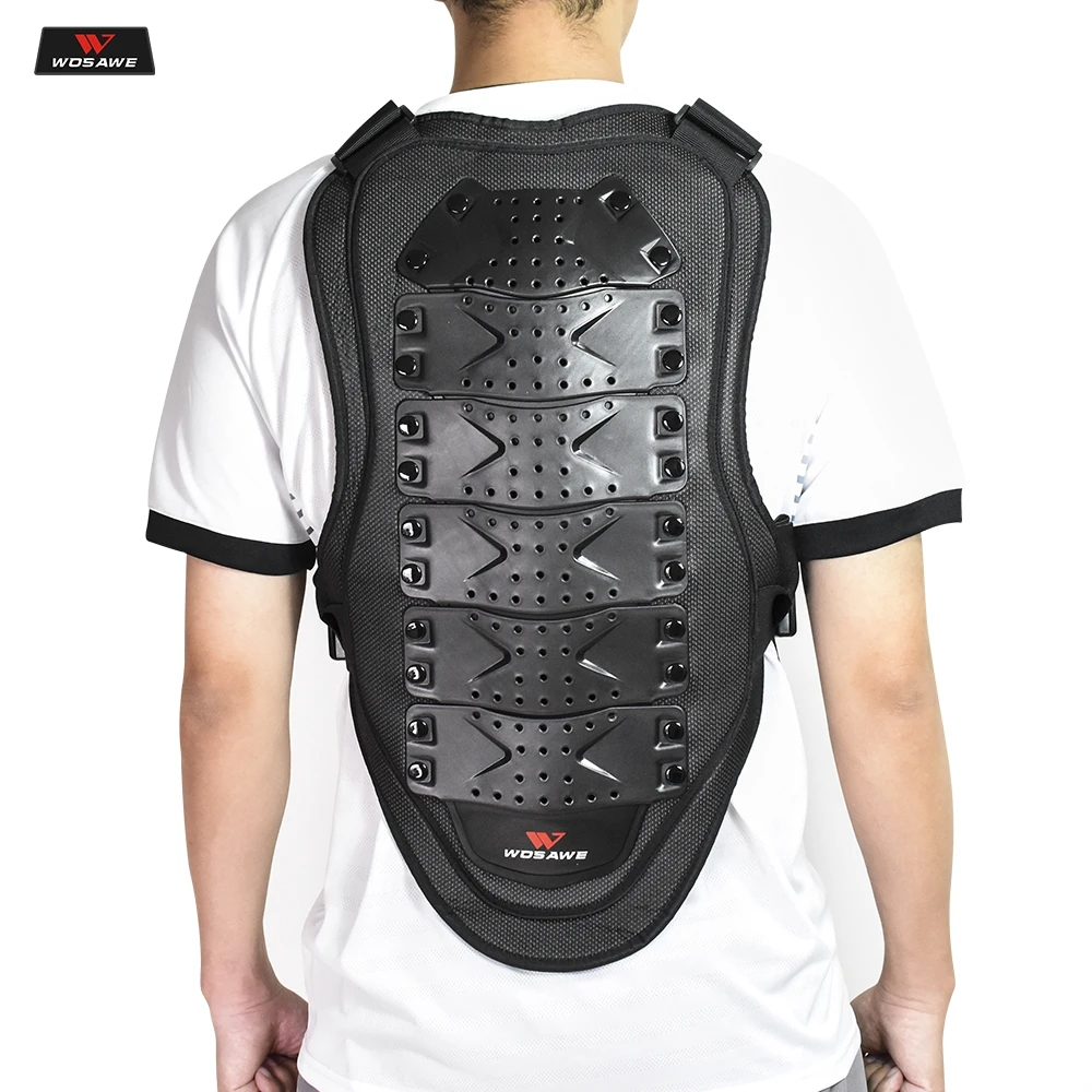 

Motorcycle Armor Vest Adult Back Protector Sleeveless Spine Chest Protection Motocross Racing Skateboard Body Protective Gear