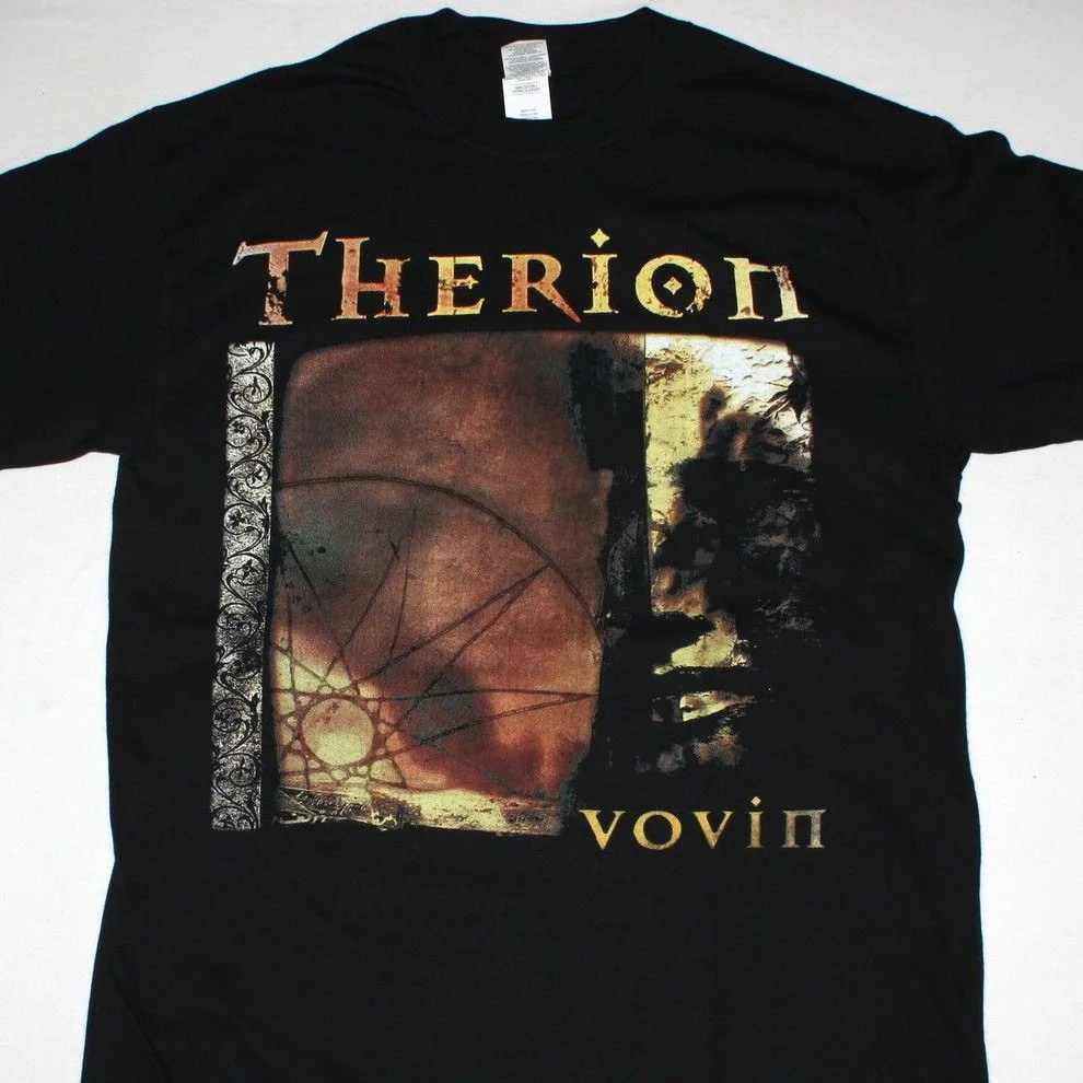 Черная футболка Therion Vovin Готическая симфоническая металлическая тиамат аморфис