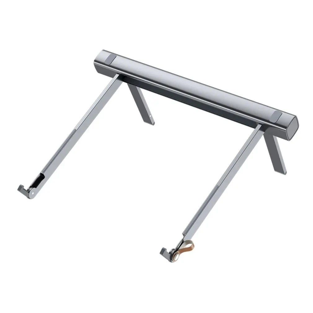 

Metal Creative Laptop Stand Easy to Carry Excellent Heat Dissipation & healthy Office Sitting Posture Desktop Bracket Portab