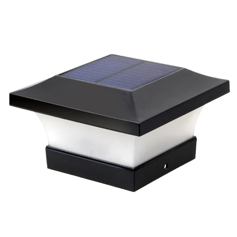 Солнечный забор светильник земельный колпачок e лампа садовый столб 28