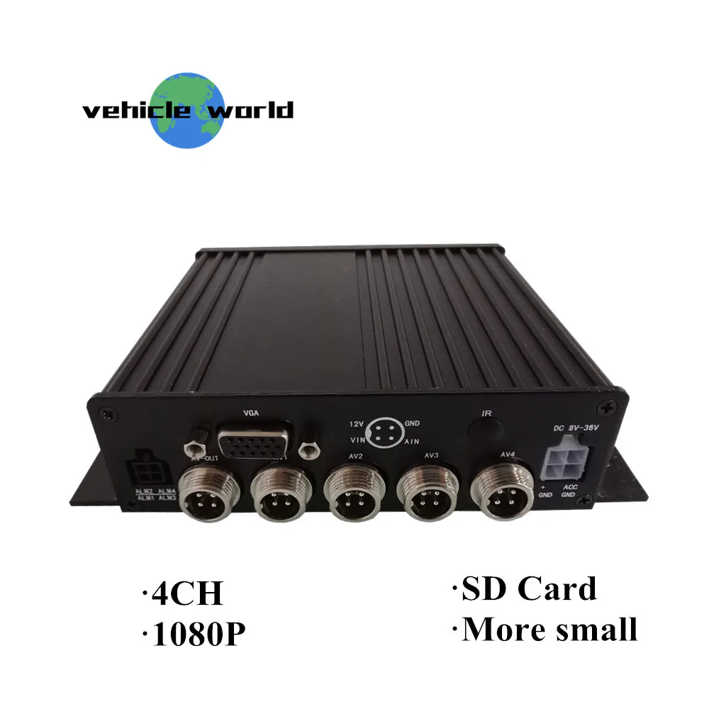 4CH AHD 1080P sd карта Мобильный DVR|Видеорегистратор для видеонаблюдения| |
