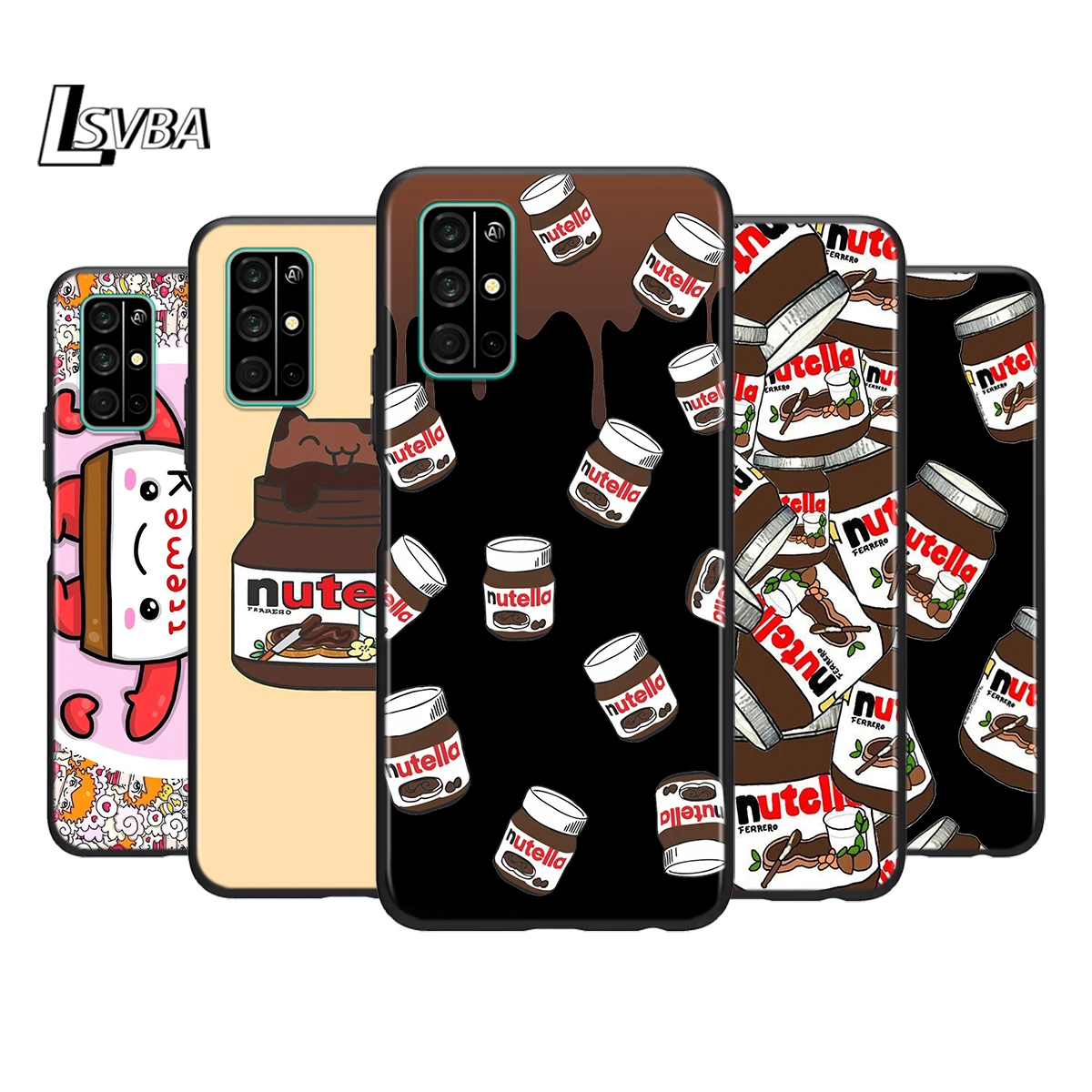 Силиконовый чехол Kawaii Nutella для Honor 9 9X Lite 9S 9A 9C 8 8A Prime 8X MAX 20 30 7A 7C Pro Plus