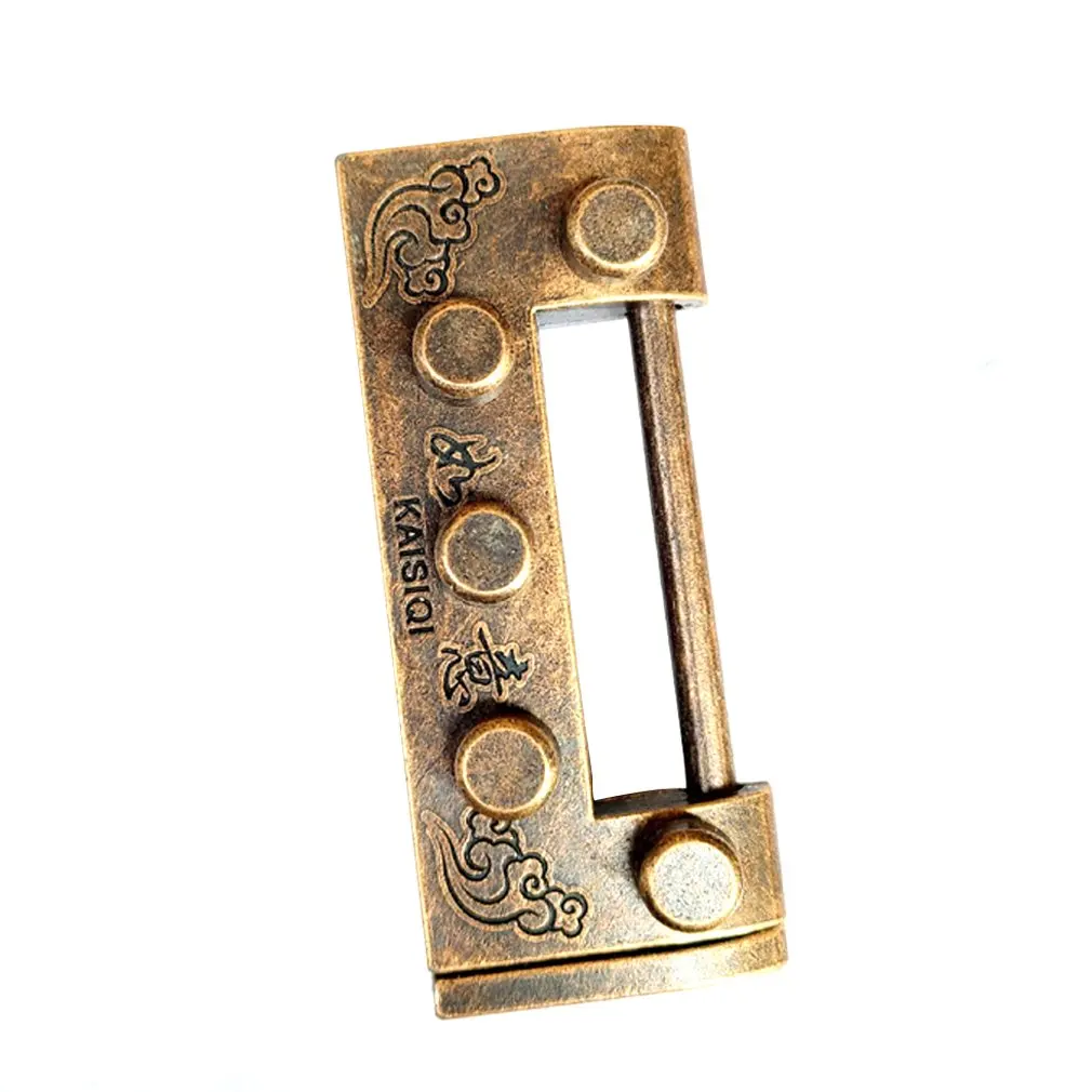 

Classic Metal Lock IQ Test Magic Mind Brain Teaser Puzzles Baffling Game Toy For Adults And Children