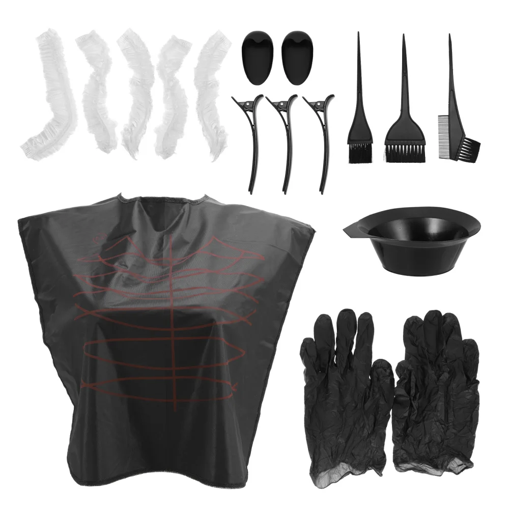 1 набор волос Набор для раскрашивания DIY салон Инструменты окрашивания краски