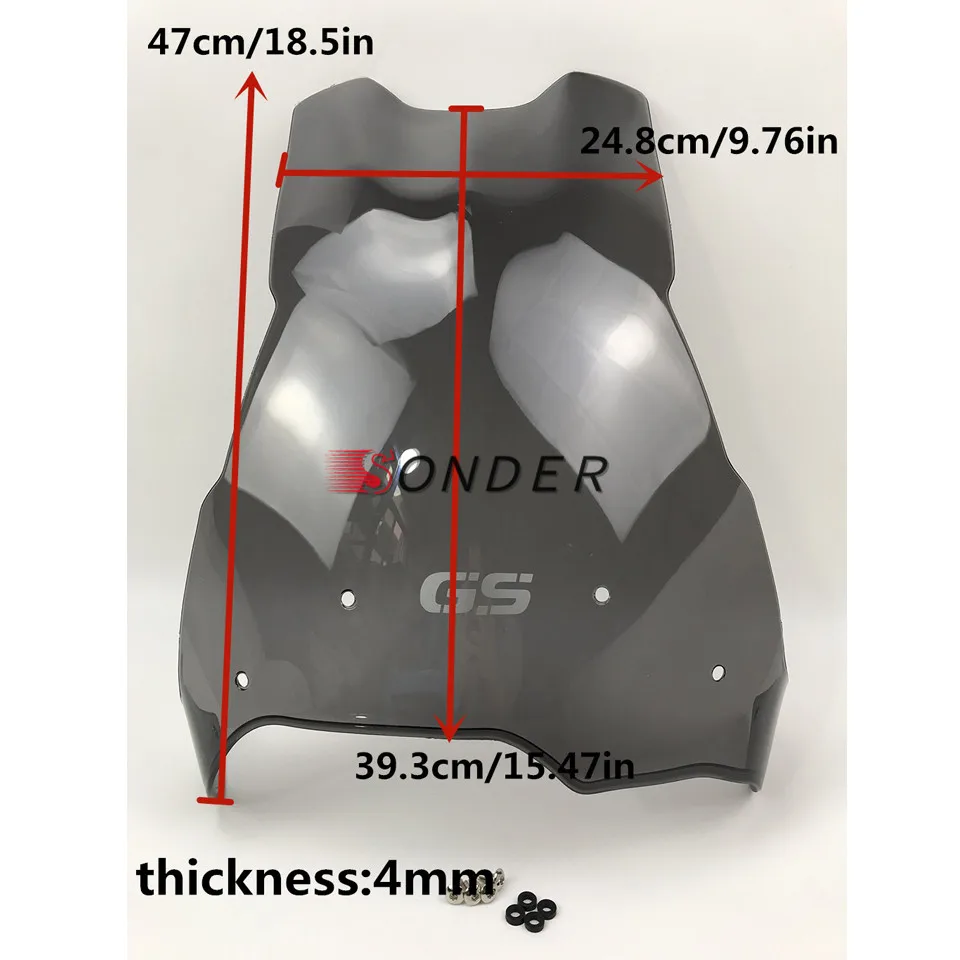 Windshield WindScreen F700 800 650 F800 F650 GS For BMW F800GS F700GS F650GS 2008 2009 2010 2011 2012 2013 2014 2015 2016 2017 |