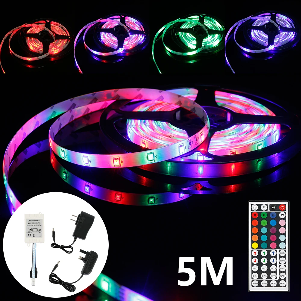 3528 RGB светодиодный ленточный светильник 300 LED 5 м DC12V водонепроницаемый