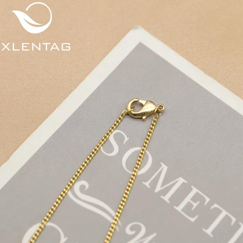 Xlentag Brass Gold-Plated Snowflake Inlaid Zircon Freshwater Pearl Necklace Woman Christmas Luxury High-Quality Jewelry Gn0366 | Украшения