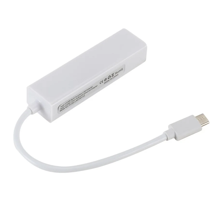 Griwbeou USB 3 1 порт type c на usb хаб RJ45 100 Мбит/с ethernet адаптер с разъемами типа и 2 0