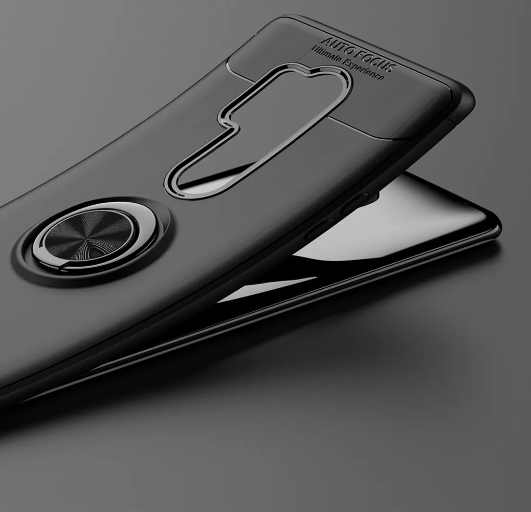 Shockproof Case For Oneplus 8Pro Soft Silicone Magnetic Ring Phone Back Cover Shell for One Plus 8 Coque Accessories|Бамперы| |
