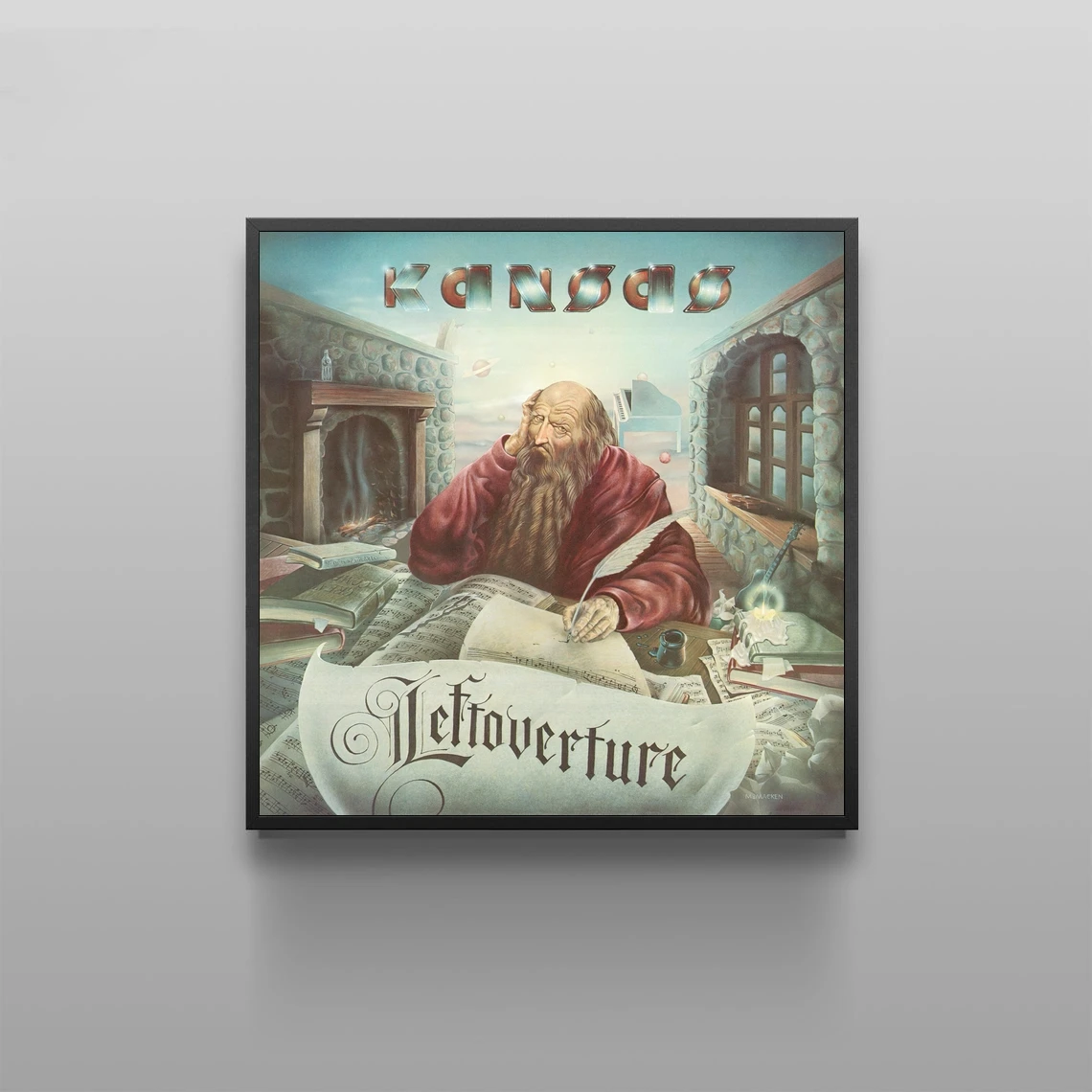 Kansas - Leftoverture Music Album Cover Poster Canvas Print Rap Hip Hop Star Singer Wall Painting Decoration