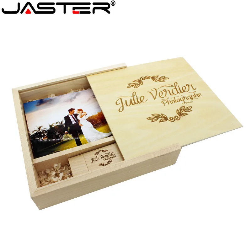USB-флеш-накопитель JASTER деревянный с логотипом на заказ 4/8/16/32/64 ГБ | Компьютеры и
