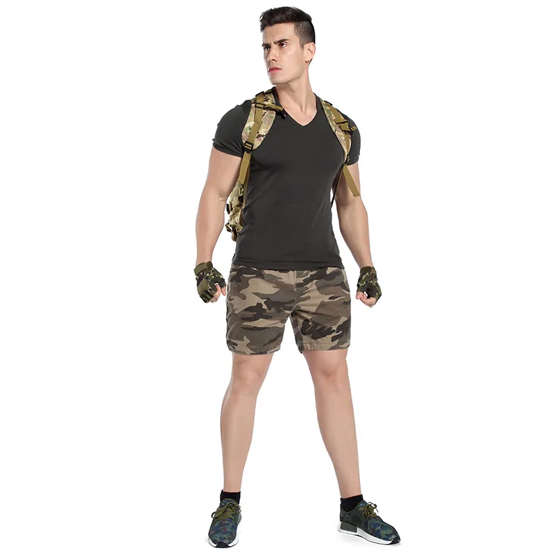 Pantalon Cargo Homme новые летние мужские камуфляжные шорты 2020 повседневные эластичные