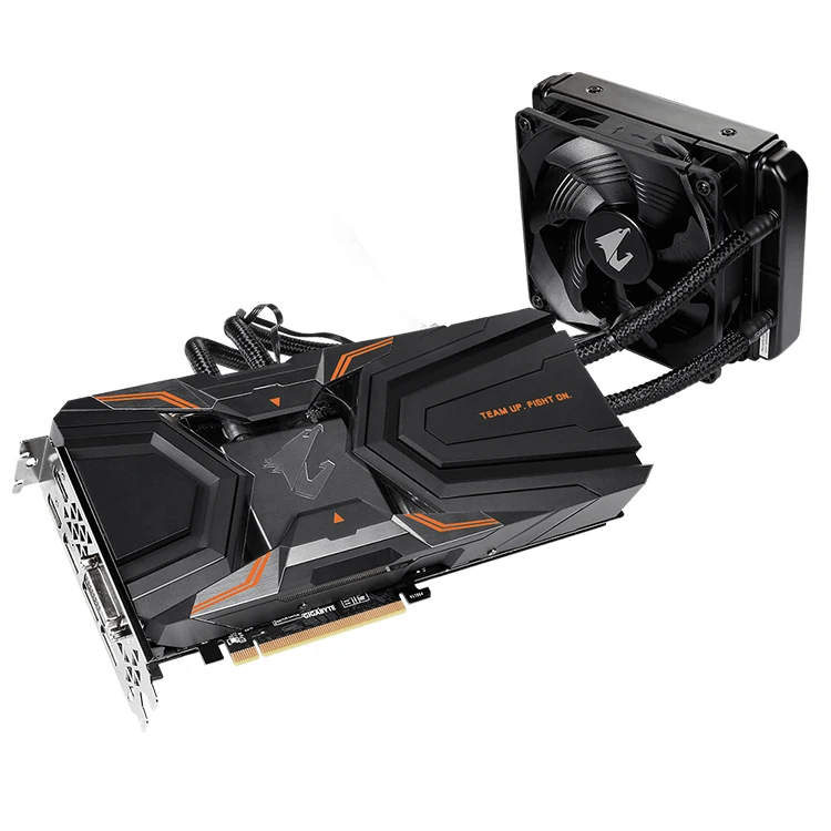Видеокарта NVIDIA GIGABYTE AORUS GeForce GTX 1080 Ti Waterforce Xtreme Edition 11G используемая графическая