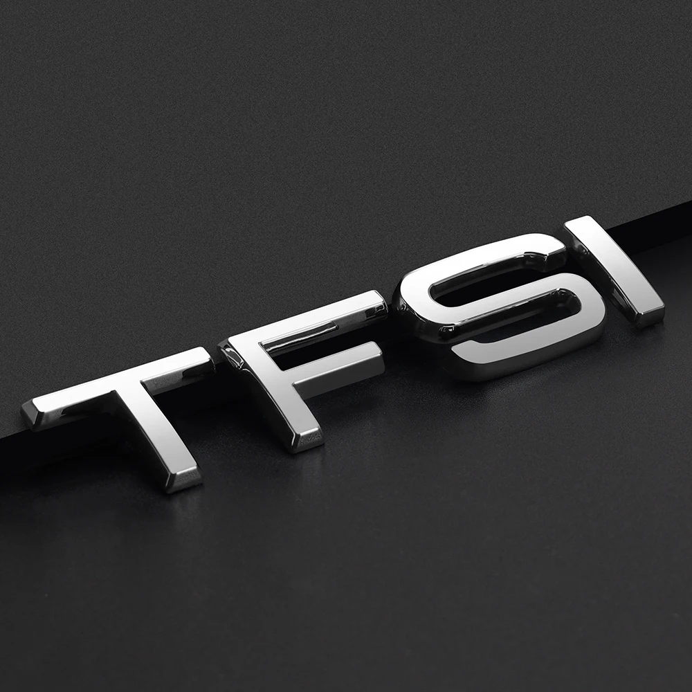 Наклейка TFSI для багажника Audi A6 C6 C5 A3 8P A1 A4 B8 A4L A6L A5 A7 A8 Q2 Q5 Q7 R8 TT S3 S4 S5 S6 S7 S8 RS RS8 RS6 RS5