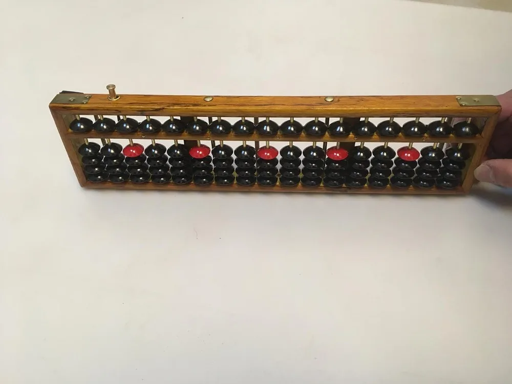17 колонки деревянные счеты профессиональный китайский соробан инструмент в