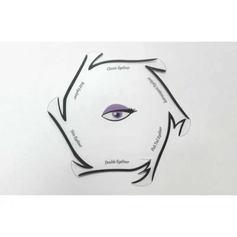 6 в 1 карандаш для глаз шаблон рисования карты модные косметические наборы