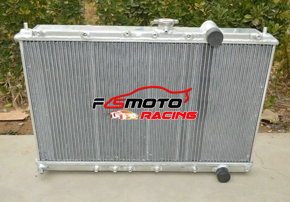 Алюминиевый радиатор 52 мм для Mitsubishi Lancer/Evolution EVO 1 2 3 MT 92 1996 г. CD9A/CE9A 4G63T купе 93 94