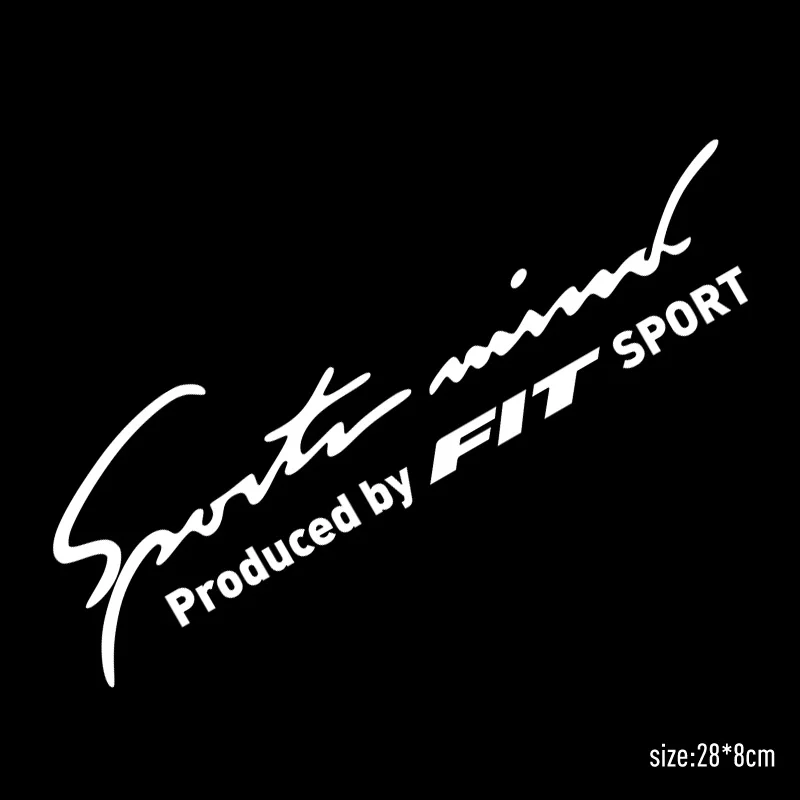 

Fit Sports Mind Reflective Funny Car Stickers And Decals Car Styling Accessories Decoration For Honda Fit