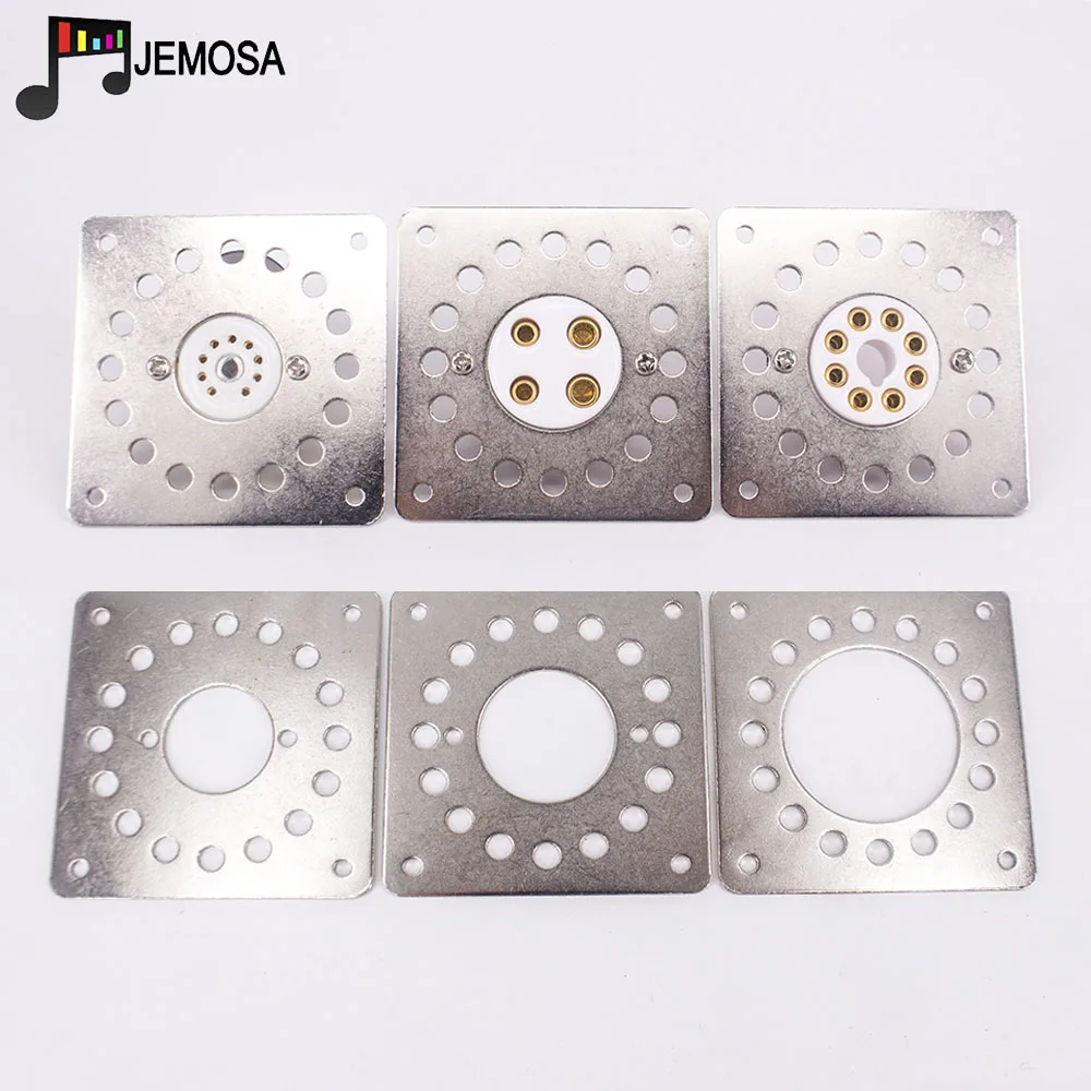 1 шт. вакуумная трубка ударопрочная железная пластина розетка Монтажная 6V6 KT66 6550