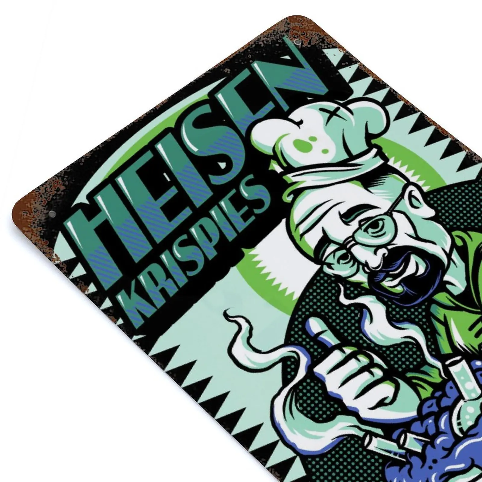 

Heisen Krispies Box Cover Printed Retro Metal Poster Decor Home Wall Decoration Tin Sign Plaque