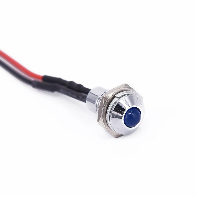 4 шт. 8 мм 12 В светодиодный светильник лампа для пилота приборная панель