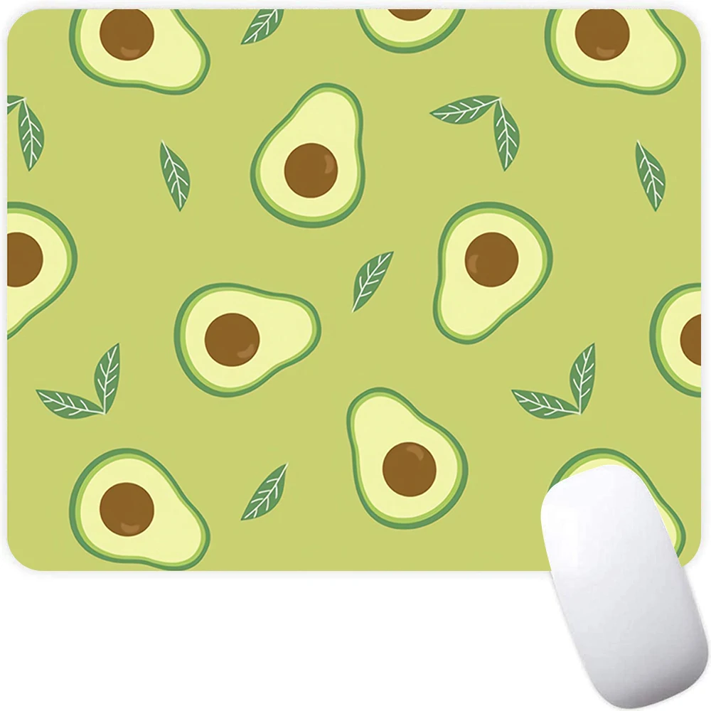 Маленький игровой коврик для мыши с изображением авокадо фруктов компьютерный