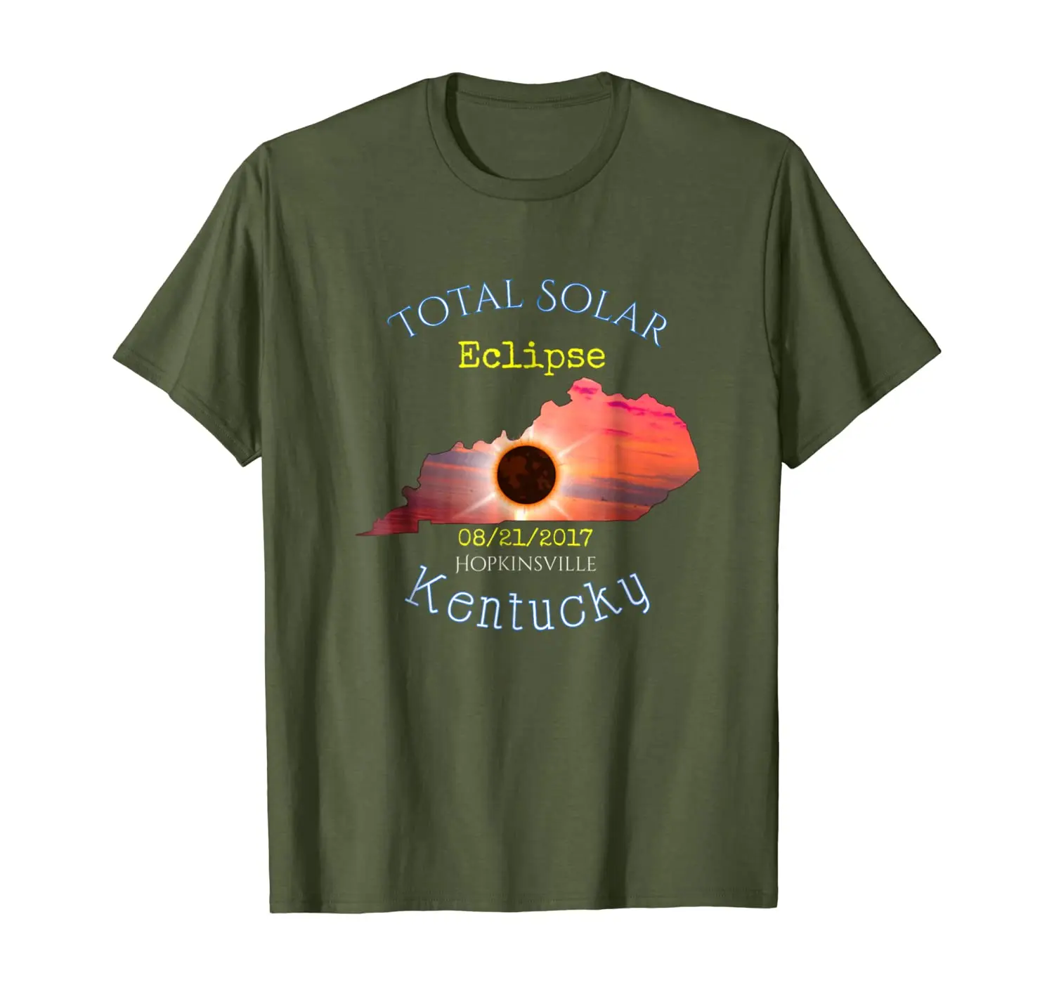 

Hopkinsville KY Total Solar Eclipse t-shirt Kentucky