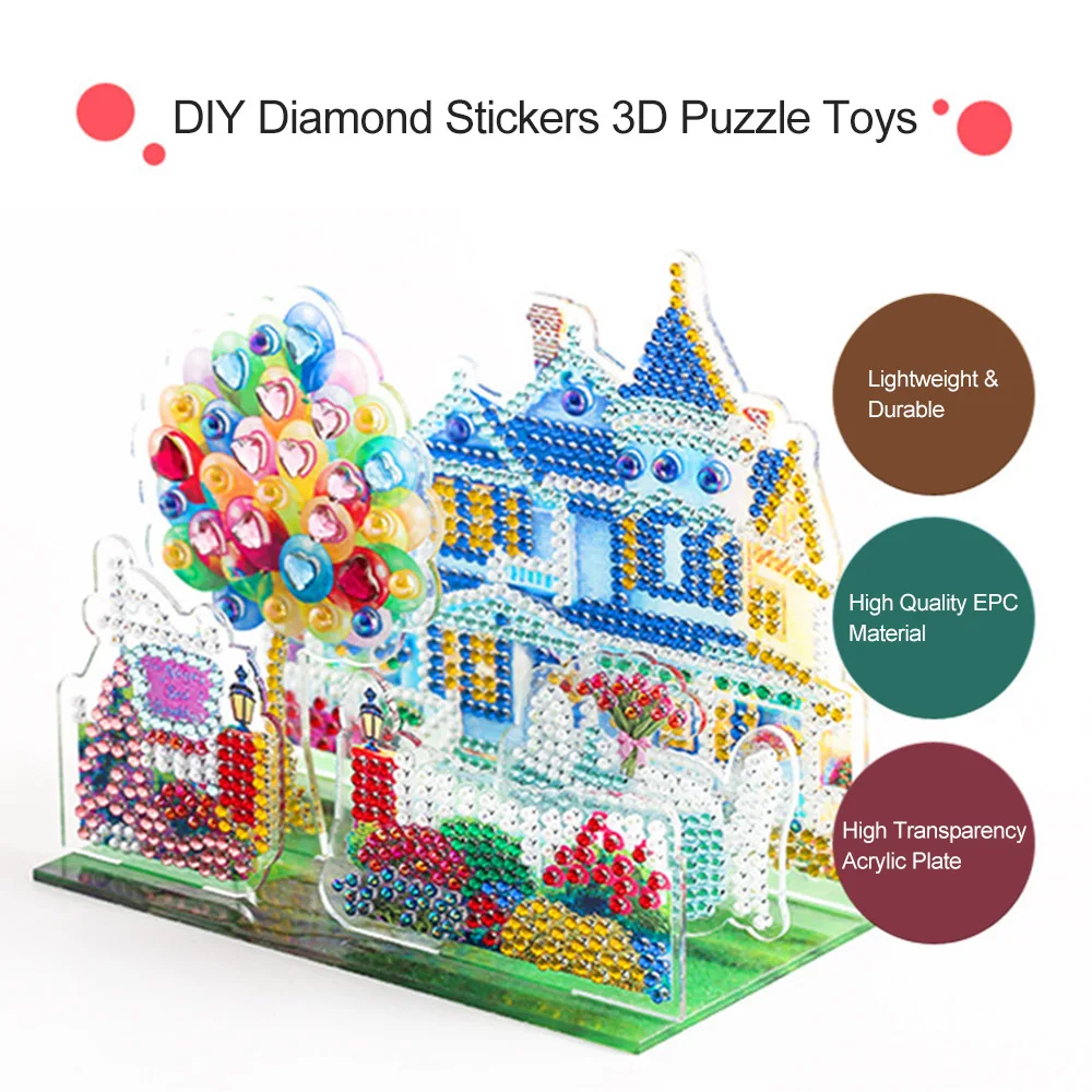 DIY 5D алмазов картина 3D трехмерный пазл крестом Наборы с украшением в виде