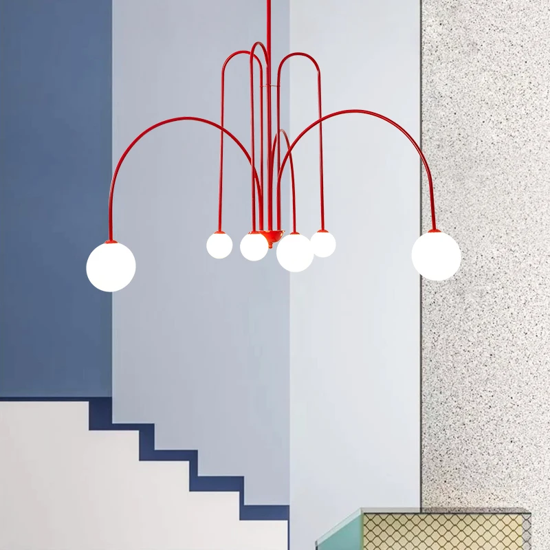 Подвесной светильник в виде ветки итальянского дизайна для спальни гостиной