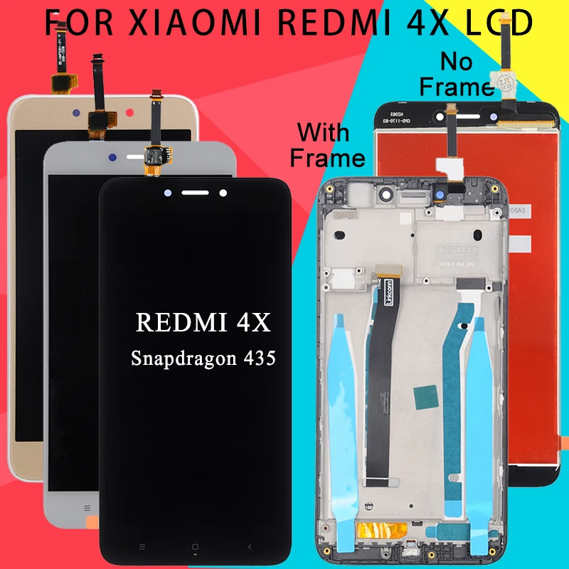 1 шт. Dinamico 5 0 дюйма для Xiaomi Redmi 4X дисплей с сенсорная панель Сменный стеклянный