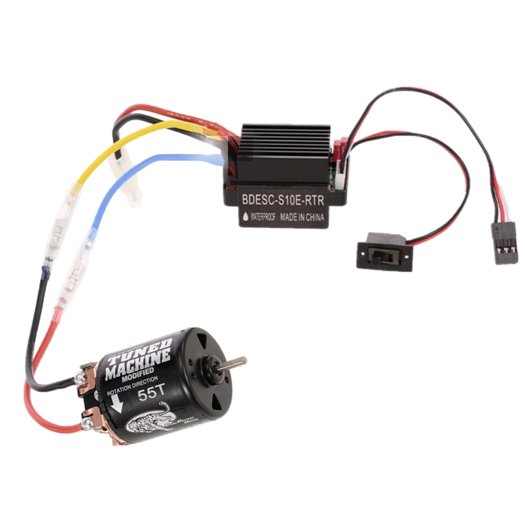 

RC 540 55T двигатель с 60A набор ESC для осевого SCX10 D90 1/10 RC автомобиль Accs